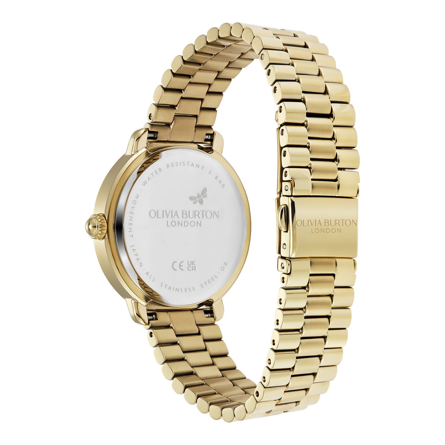 Olivia Burton Signature 36mm Vintage Floral Gold Bracelet Watch