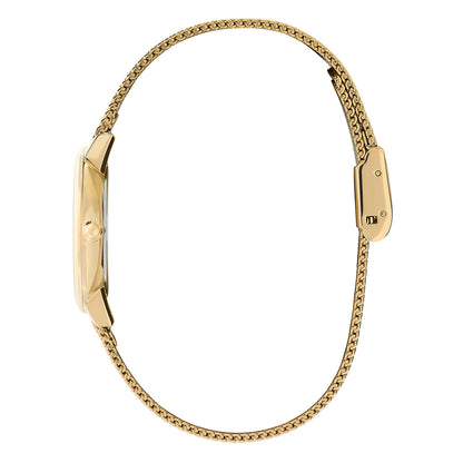 Olivia Burton Signature 28mm Bee Ultra Slim Gold Mesh Watch
