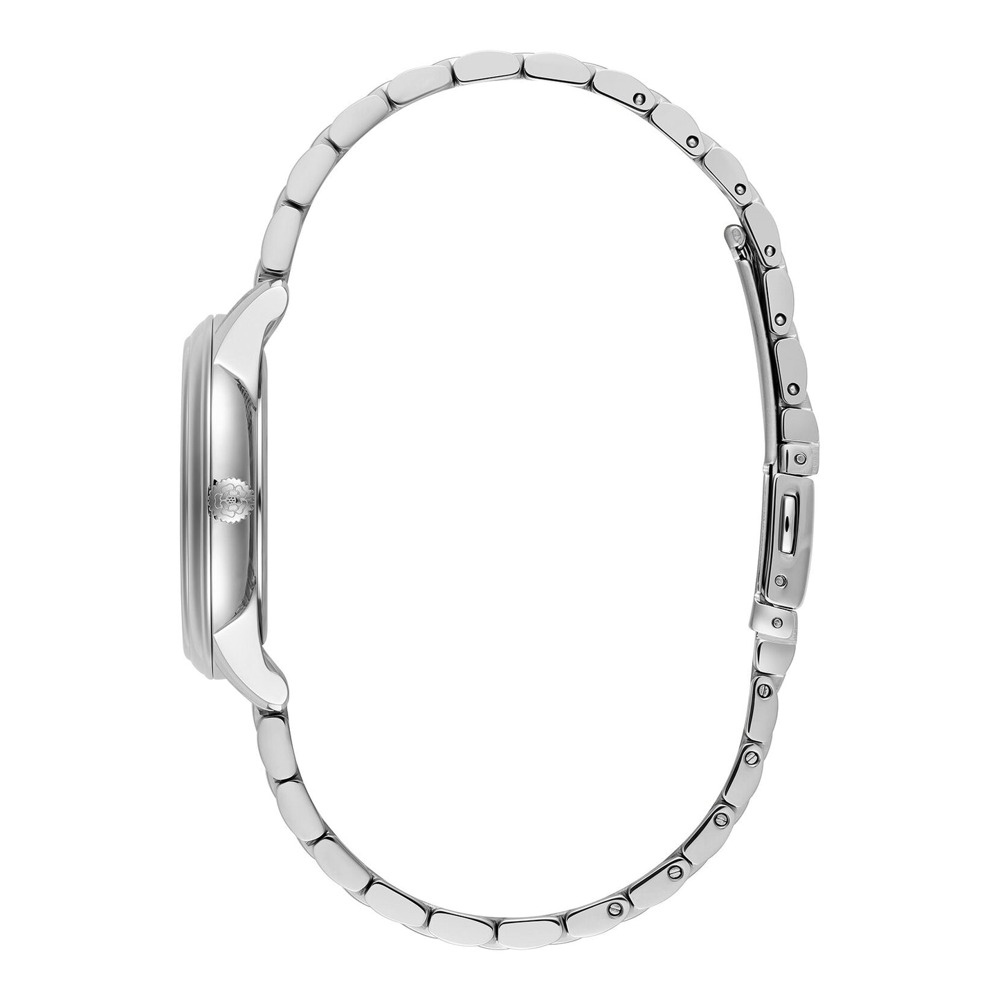 Olivia Burton Classic 32mm Swirl Silver Bracelet Watch