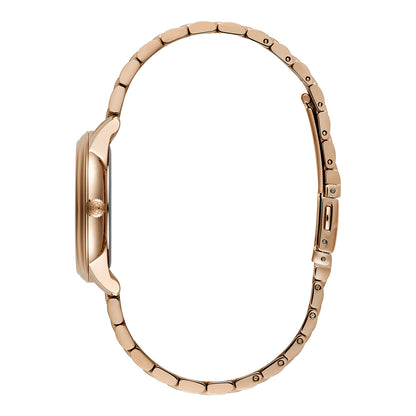 Olivia Burton Classic 32mm Swirl Mushroom & Rose Gold Bracelet Watch