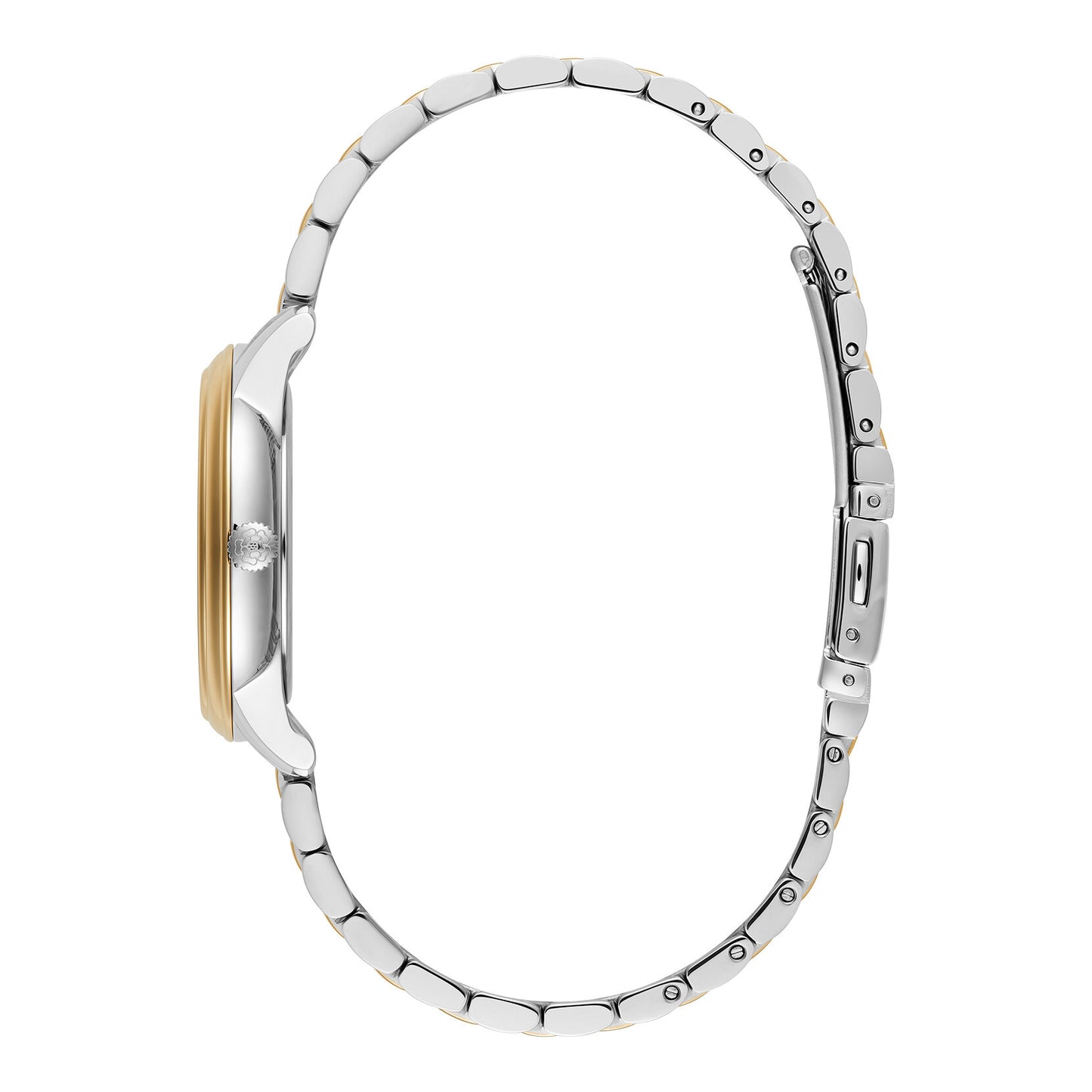 Olivia Burton Classic 32mm Swirl Chalk Blue & Two Tone Bracelet Watch
