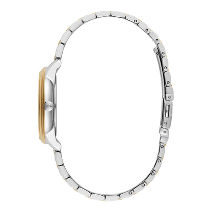 Olivia Burton Classic 32mm Swirl Chalk Blue & Two Tone Bracelet Watch