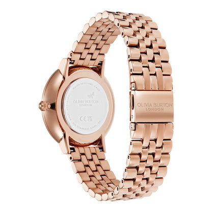 Olivia Burton Signature 35mm Radiant Sun Ombre & Rose Gold Bracelet Watch