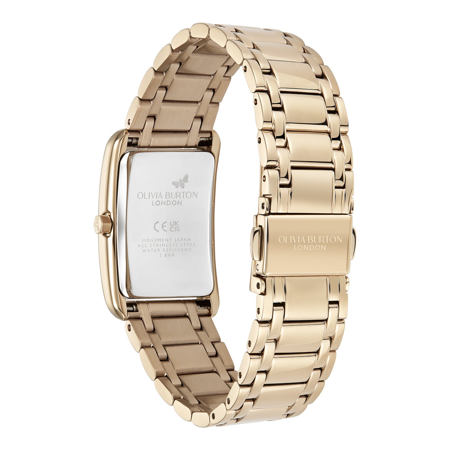 Olivia Burton Classic 23mm Grove Midnight Plum & Rose Gold Bracelet Watch