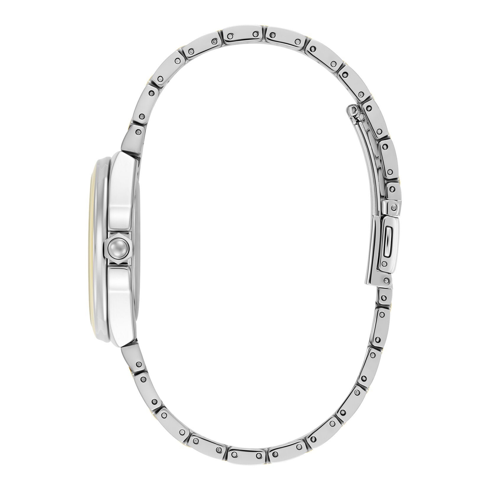 Olivia Burton Sports Luxe 34mm Lustre Ivory & Two Tone Bracelet Watch