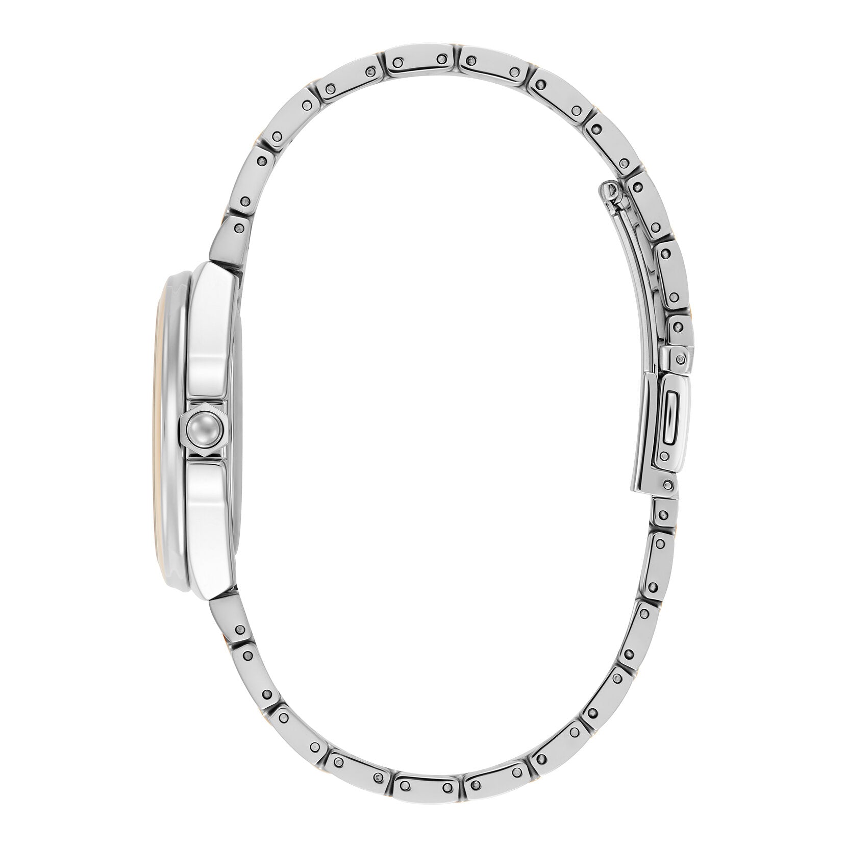 Olivia Burton Sports Luxe 34mm Lustre Chalk Blue & Two Tone Bracelet Watch