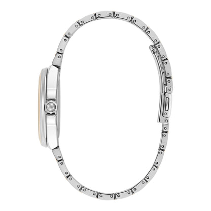 Olivia Burton Sports Luxe 34mm Lustre Chalk Blue & Two Tone Bracelet Watch