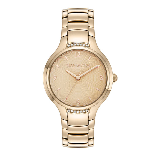Olivia Burton Classic 34mm Lea Rose Gold Bracelet Watch