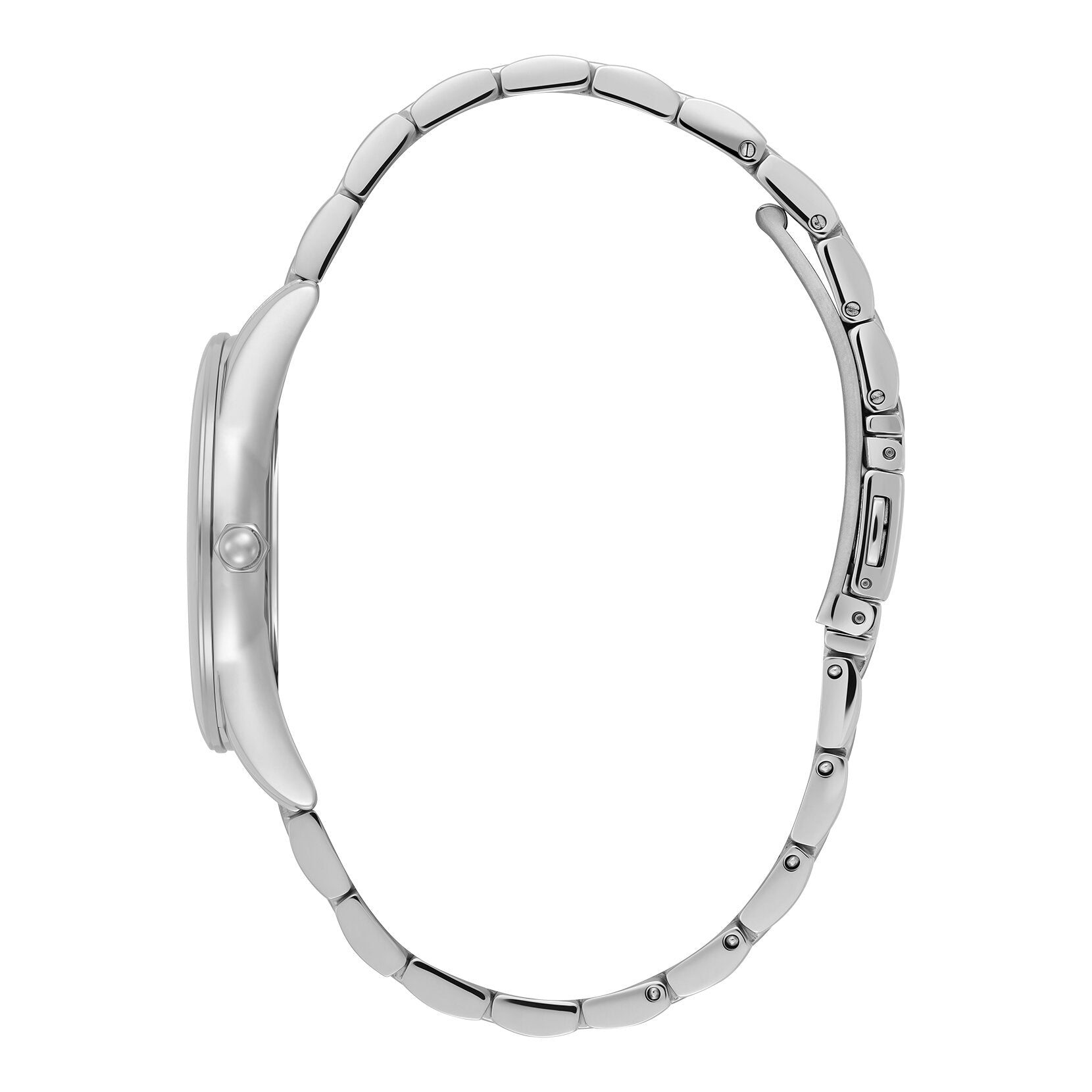 Olivia Burton Classic 34mm Glowful Mint Green & Silver Bracelet Watch
