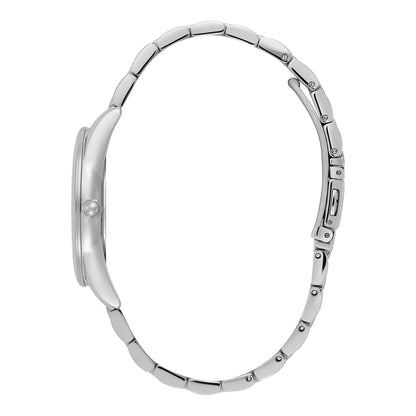 Olivia Burton Classic 34mm Glowful Mint Green & Silver Bracelet Watch