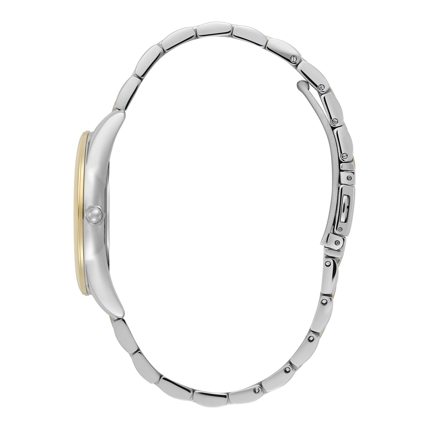 Olivia Burton Classic 34mm Glowful Ivory & Two Tone Bracelet Watch
