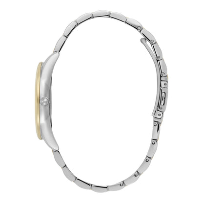 Olivia Burton Classic 34mm Glowful Ivory & Two Tone Bracelet Watch