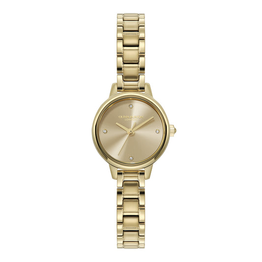 Olivia Burton Classic 23mm Mini Gold Bracelet Watch