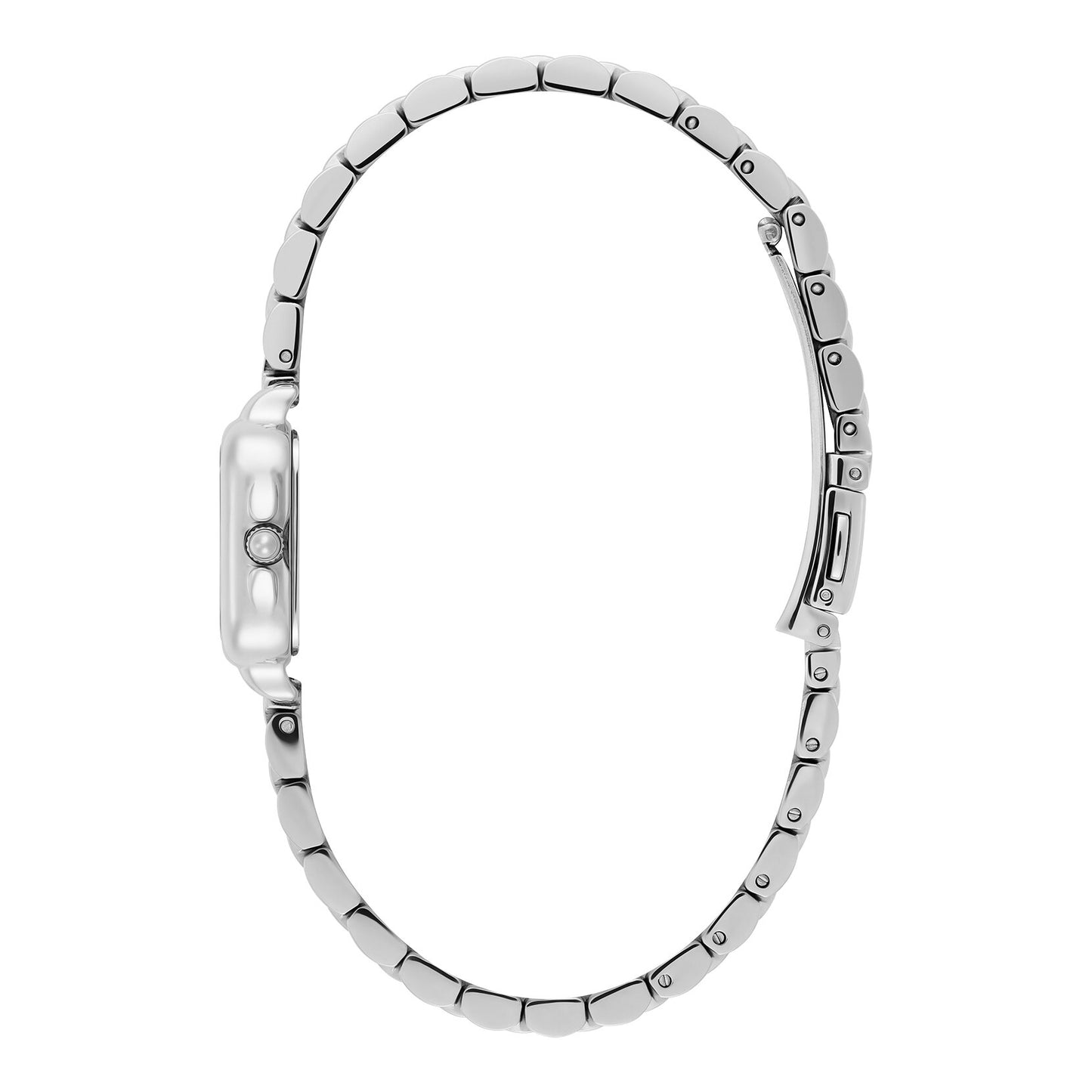 Olivia Burton Classic 20mm Mini Grosvenor Sage Green & Silver Bracelet Watch