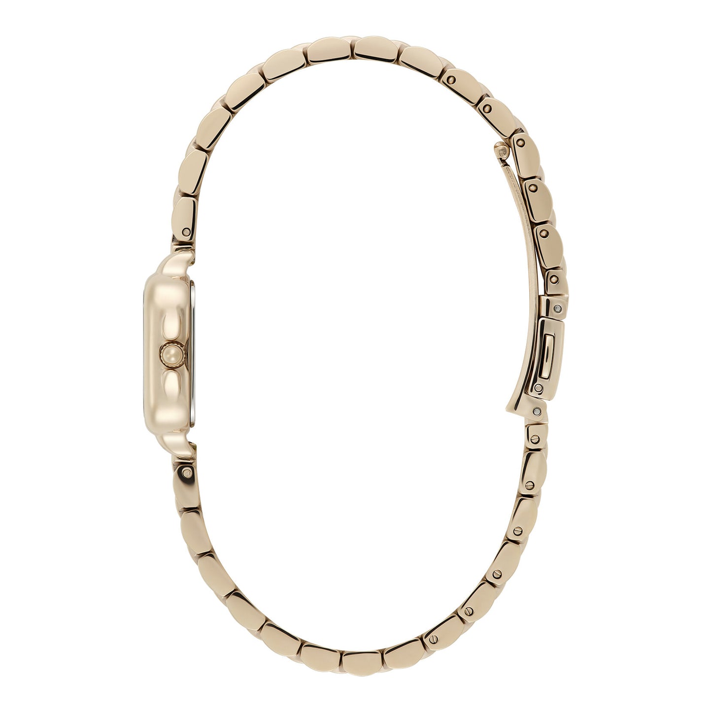Olivia Burton Classic 20mm Mini Grosvenor Earl Grey & Rose Gold Bracelet Watch