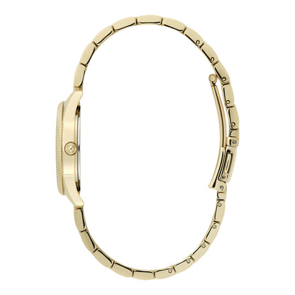Olivia Burton Sports Luxe 28mm Egerton Black & Gold Bracelet Watch