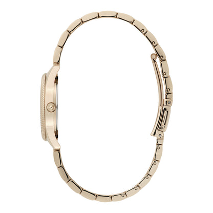 Olivia Burton Sports Luxe 28mm Egerton White & Rose Gold Bracelet Watch