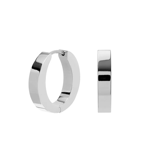 Olivia Burton Signature O Silver Hoop Earrings
