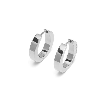 Olivia Burton Signature O Silver Hoop Earrings