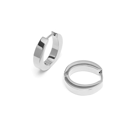 Olivia Burton Signature O Silver Hoop Earrings