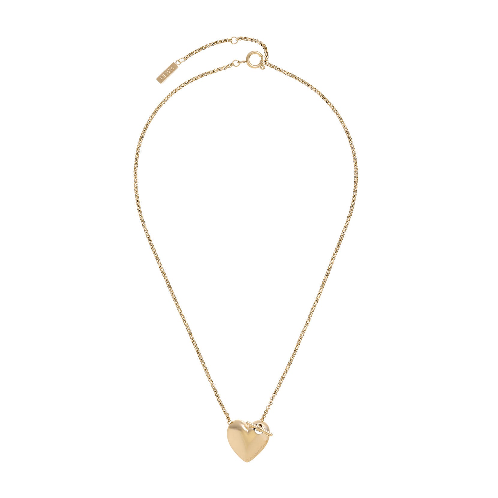 Olivia Burton Classic Knot Heart Gold Necklace