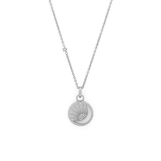 Olivia Burton Celestial Celestial Sun Silver Tone Pendant Necklace