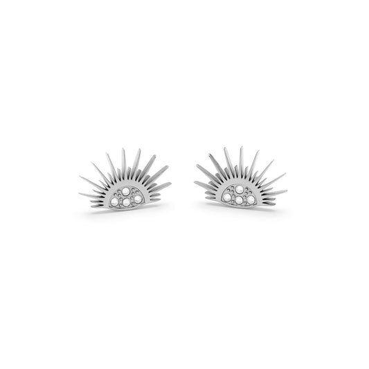 Olivia Burton Celestial Celestial Sun Silver Tone Stud Earrings