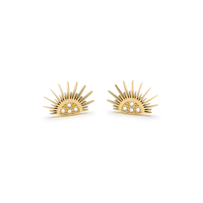 Olivia Burton Celestial Celestial Sun Gold Plated Stud Earrings