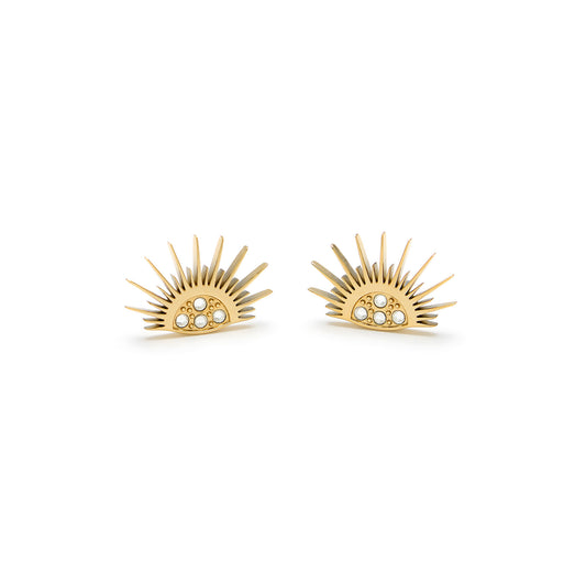 Olivia Burton Celestial Celestial Sun Gold Plated Stud Earrings