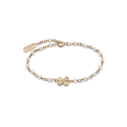 Olivia Burton Trend Edition Dogwood Rose Gold Plated Beaded Charm Bracelet