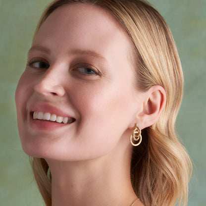 Olivia Burton Classic Encircle Gold Plated Earrings