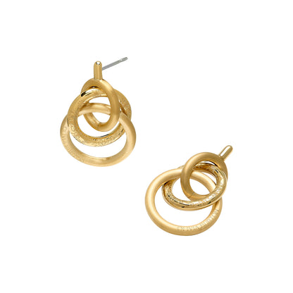 Olivia Burton Classic Encircle Gold Plated Earrings