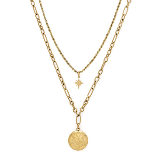 Olivia Burton Trend Edition Ever Stacked Gold Plated Multi-Chain Necklace