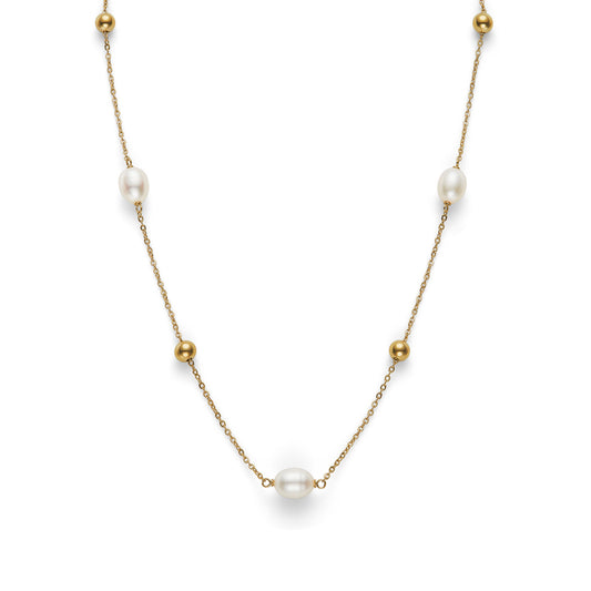 Olivia Burton Trend Edition By The Sea Pearl Gold Plated Necklace