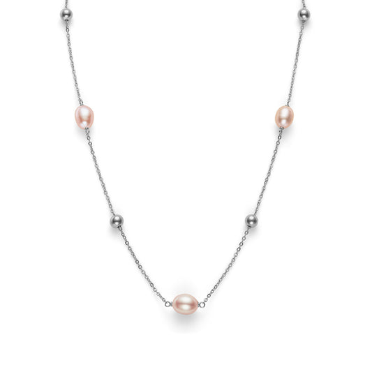 Olivia Burton Trend Edition By The Sea Pearl Silver Tone Necklace