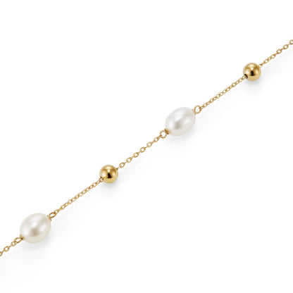 Olivia Burton Trend Edition By The Sea Pearl Gold Plated Bracelet