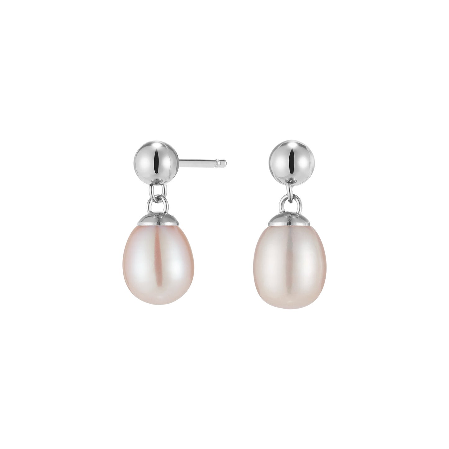 Olivia Burton Trend Edition By The Sea Pearl Silver Tone Drop Earrings