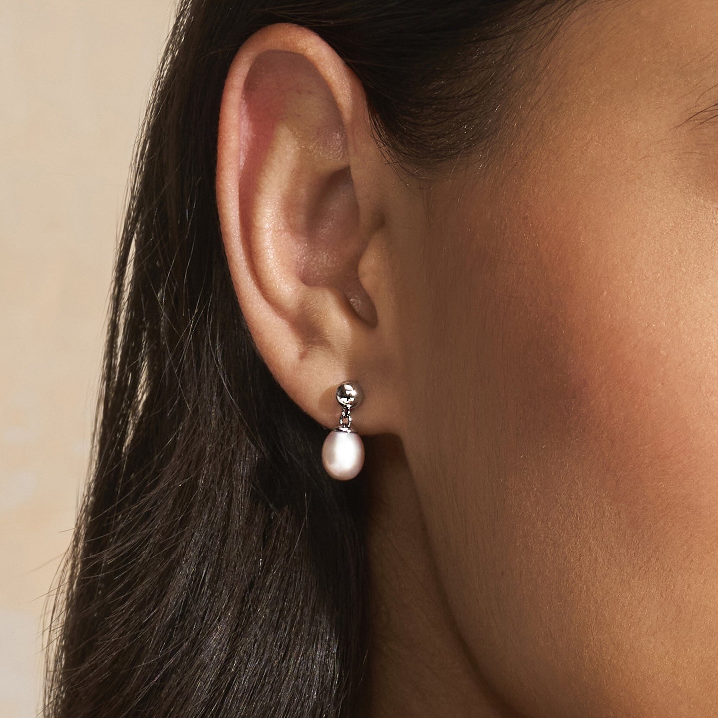 Olivia Burton Trend Edition By The Sea Pearl Silver Tone Drop Earrings