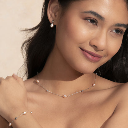 Olivia Burton Trend Edition By The Sea Pearl Silver Tone Drop Earrings