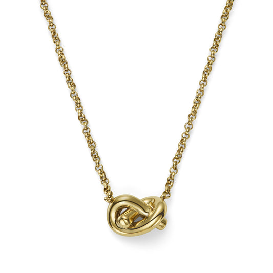 Olivia Burton Classic Lover's Knot Gold Plated Necklace