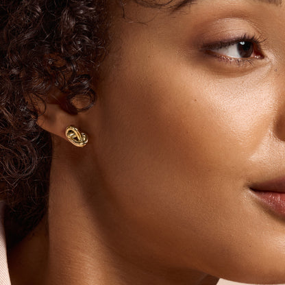 Olivia Burton Classic Lover's Knot Gold Plated Stud Earrings