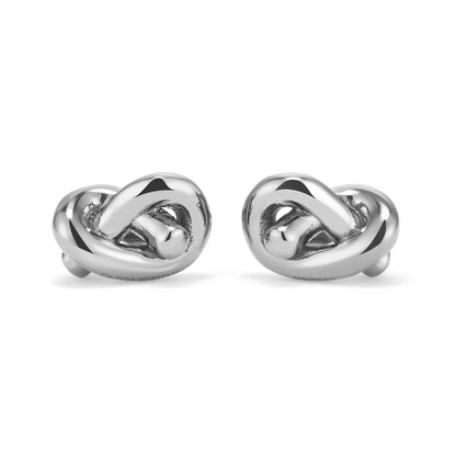Olivia Burton Classic Lover's Knot Silver Tone Stud Earrings