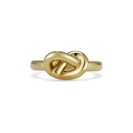 Olivia Burton Classic Lover's Knot Gold Plated Ring S