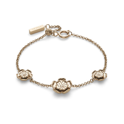 Olivia Burton Signature Tudor Rose Rose Gold Plated Bracelet