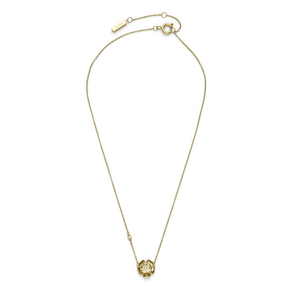 Olivia Burton Signature Tudor Rose Gold Plated Pendant Necklace