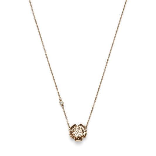 Olivia Burton Signature Tudor Rose Rose Gold Pendant Necklace