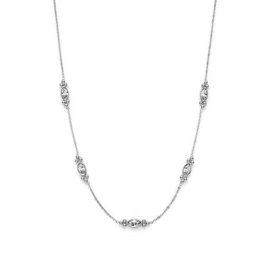 Olivia Burton Classic Dainty Silver Tone Necklace