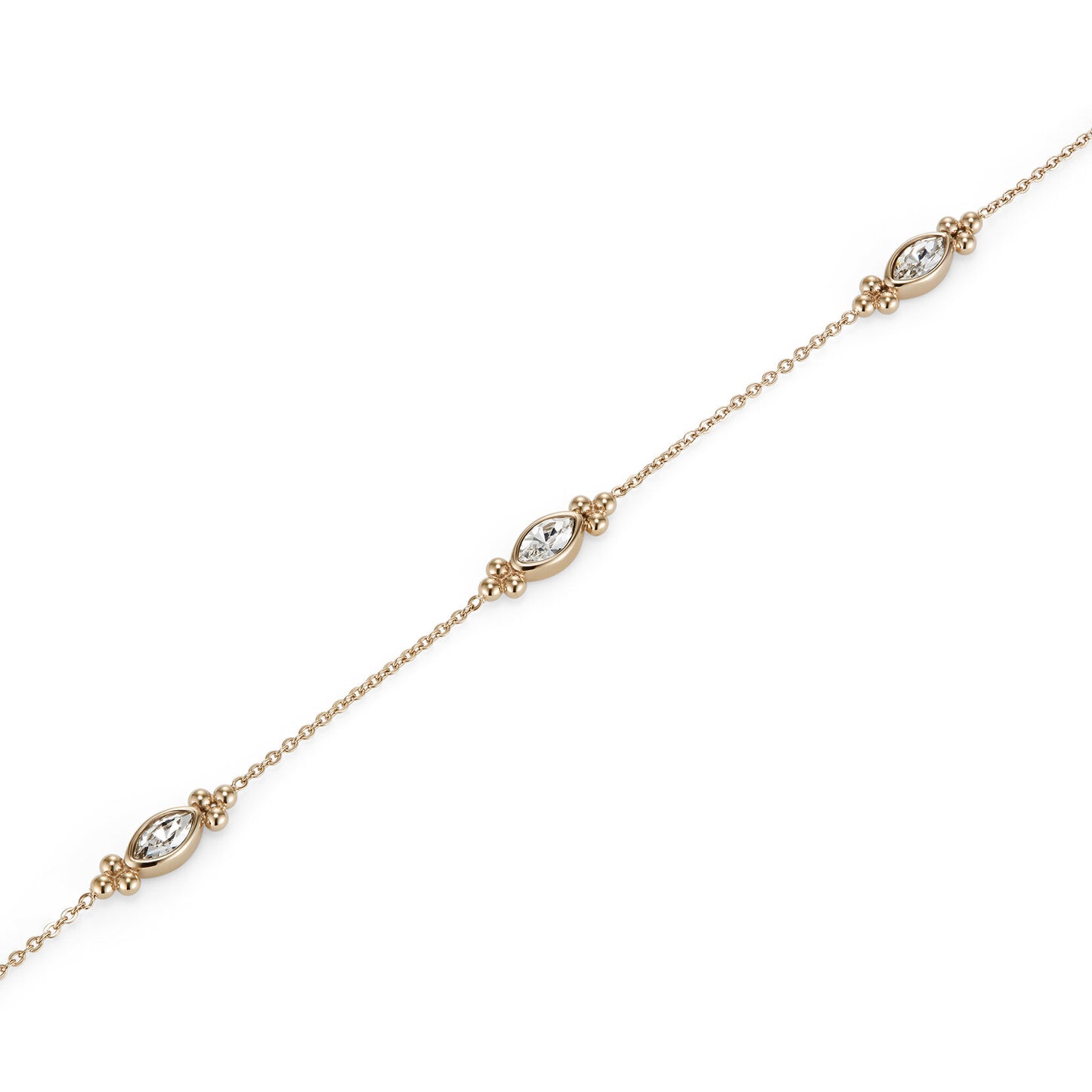 Olivia Burton Classic Dainty Rose Gold Plated Bracelet