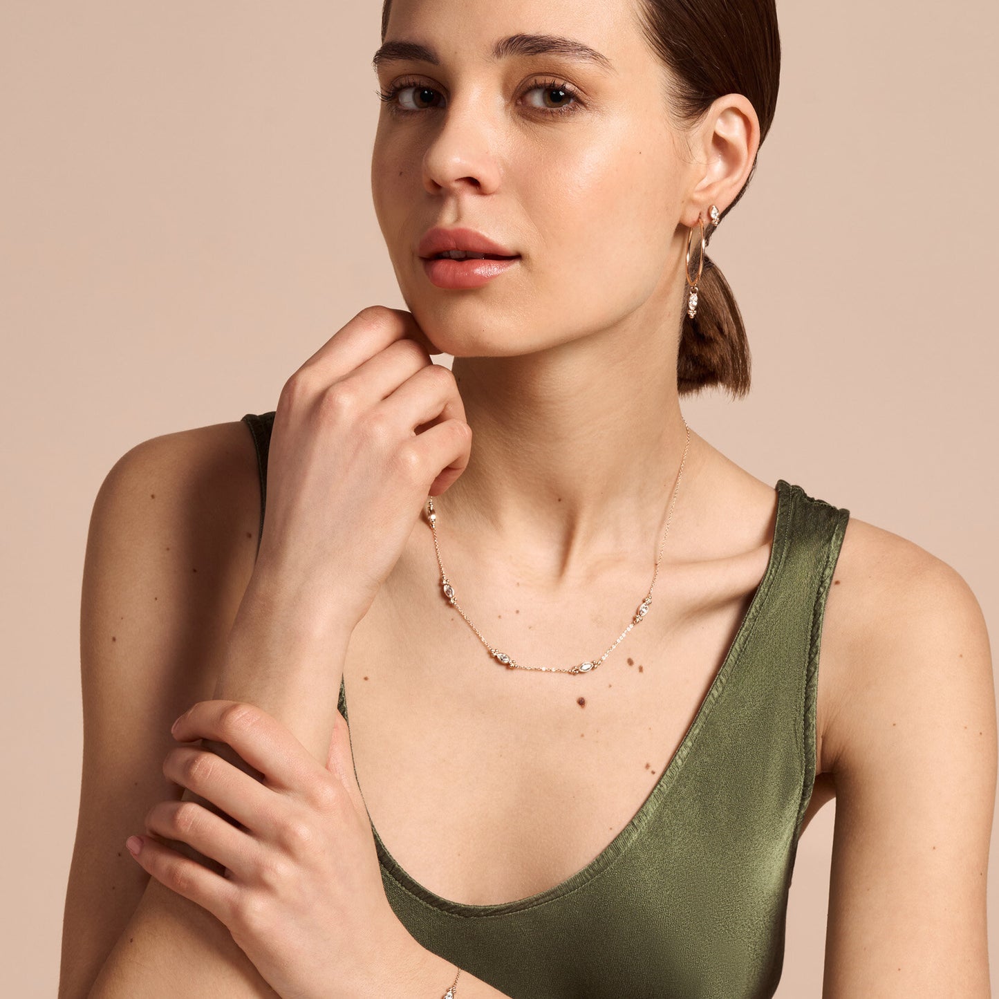 Olivia Burton Classic Dainty Rose Gold Plated Bracelet