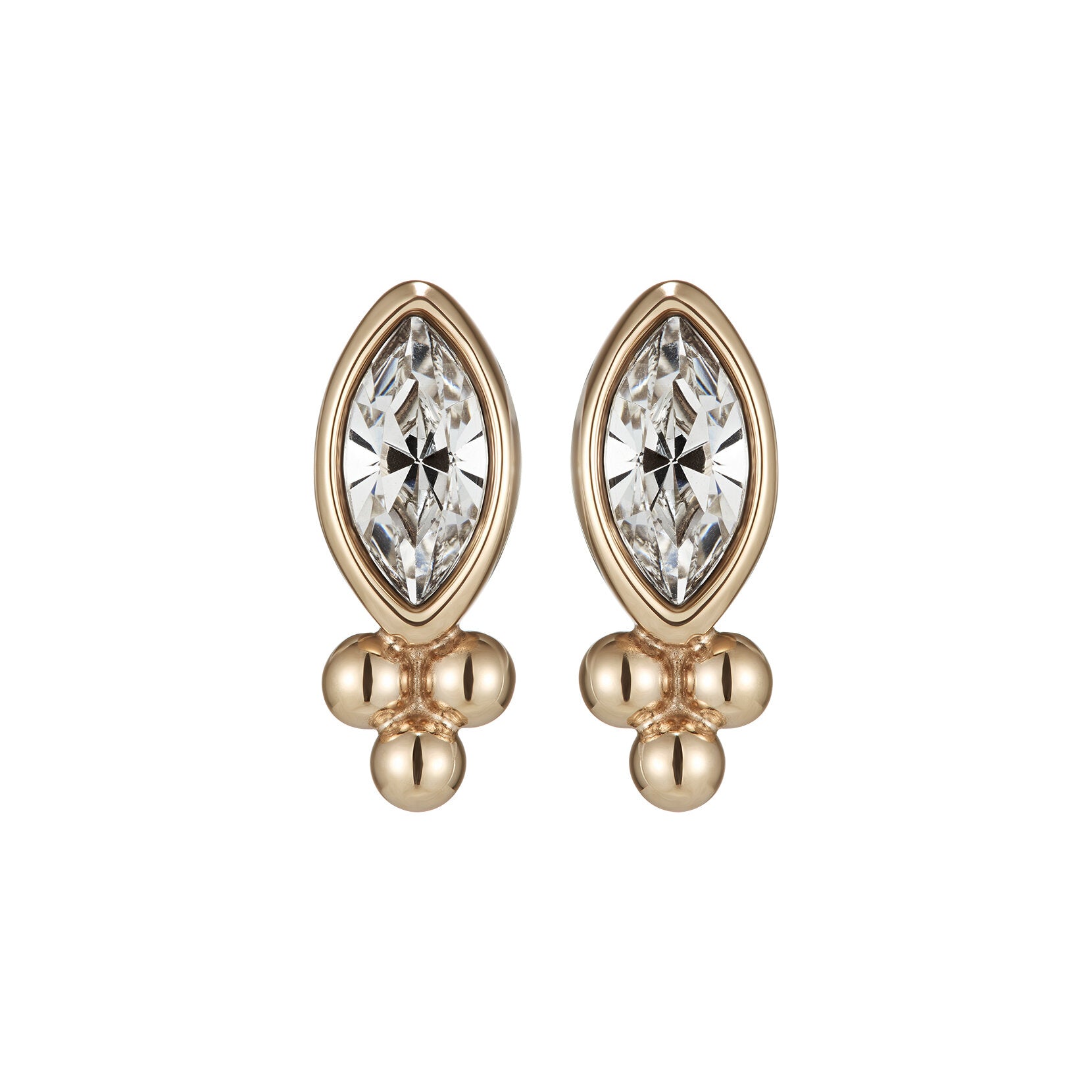 Olivia Burton Classic Dainty Rose Gold Plated Stud Earrings